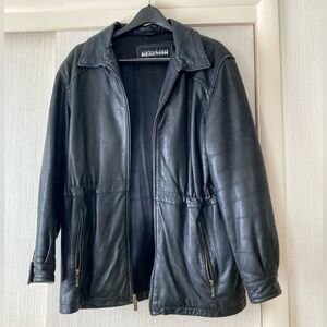 Kenneth Cole Reaction 90s soft leather jacket
